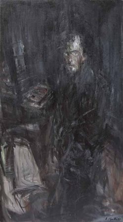 Alessandro PAPETTI Milano 1958 Senza titolo, 1993 Olio su tela cm 180 X 100...