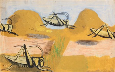 Graham Vivian SUTHERLAND Londra 1903 - Mentone 1980 Cicale, 1947 Tecnica...