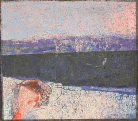 Ruggero SAVINIO Torino 1934 Distanza dal paesaggio, 1972 Olio su tela cm 90 X...