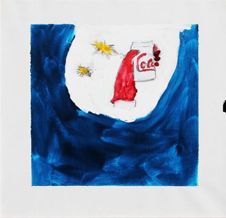 Mario SCHIFANO Homs 1934 - Roma 1998 Senza titolo, 1997 Smalto su tela cm 50...