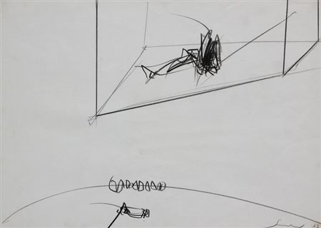 Emilio SCANAVINO Genova 1922 - Milano 1986 Senza titolo, 1967 Tecnica mista...