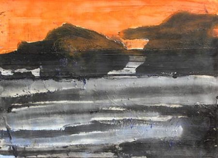 Giovanni Frangi Milano 1959 Senza titolo Tecnica mista su cartoncino cm 60 x 80