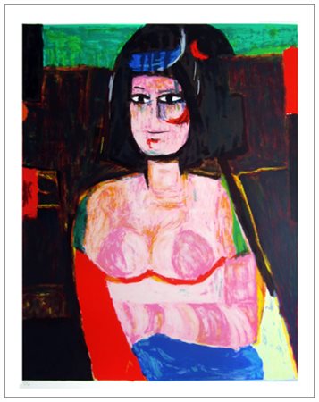 BRUNO CASSINARI Piacenza 1912 – Milano 1992 Senza titolo Serigrafia a colori...