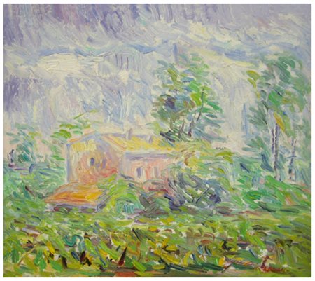 ANDREA NIDIACI Pisa 1931 Senza titolo Olio su tela 35 x 40. Firma in b. a d.;...