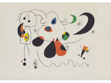 Joan Miró i Ferrà (Barcellona 1893–Palma di Maiorca 1983) Litografia...