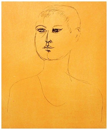 BRUNO CASSINARI Piacenza 1912 – Milano 1992 Fanciullo 1982 Incisione a colori...