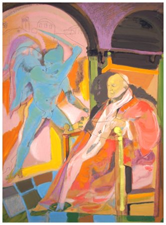 UGO ATTARDI Sori 1923 – Roma 2006 Papa Giovanni XXIII 2007 Serigrafia...