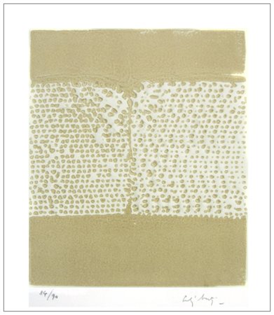 GIORGIO CELIBERTI Udine 1929 Mura di Babilonia Serigrafia materica a colori...