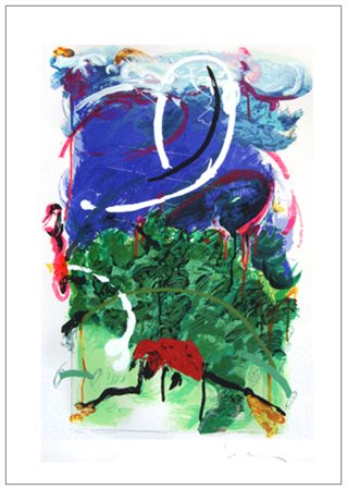 MARIO SCHIFANO Homs (Libia) 1934 – Roma 1998 Senza titolo (La casa del...