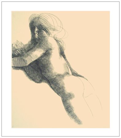 EMILIO GRECO Catania 1913 – Roma 1995 Senza titolo Acquaforte su fondo...