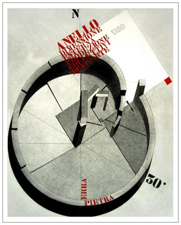 GIO’ POMODORO Orciano di Pesaro 1930 – Milano 2002 Anello dimensione esterna...