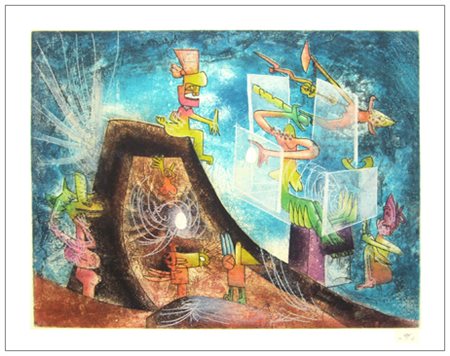 SEBASTIAN ECHAURREN MATTA Santiago (Cile) 1911 – Tarquinia 2002 Senza titolo...