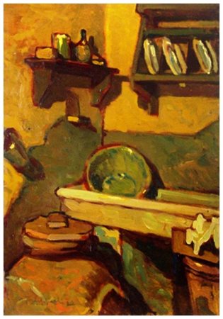 CAFIERO FILIPPELLI Livorno 1889 – Livorno 1973 Studio del quadro… 1922 Olio...