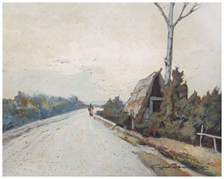 GINO ROMITI Livorno 1881 – Livorno 1967 Senza titolo 1935 Olio su tavola 27 x...