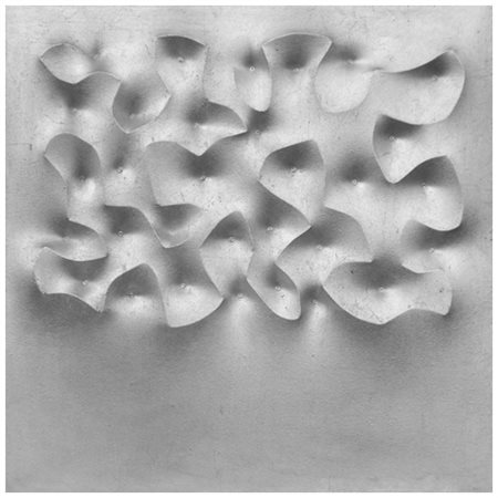 GIUSEPPE AMADIO Todi 1944 Crelo Pittura su tela estroflessa 60 x 60 x 4,5....