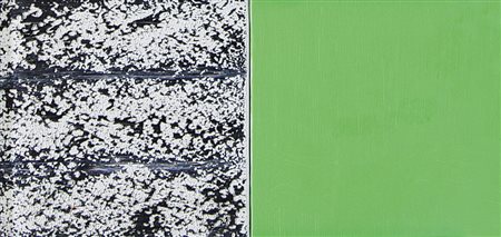 PENGO RENATO Padova 1943Senza titolo-Dittico, 2004olio su 2 tele cm. 20x20...