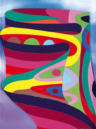 LANZARETTI ALBERTO Thiene 14/11/1955Aria di tempesta, 2009acrilico su legno...