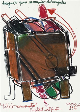 MORENI MATTIA Pavia 12/11/1920 - Brisighella 1999Tavolo sconosciuto,...