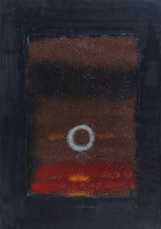 BIGGI GASTONE Roma 12/02/1925La luce rotonda, 1996polimaterico su carta cm....