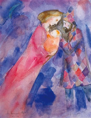 LONGARETTI TRENTO Treviglio (Bg) 27/09/1916Teatrante arlecchino e la sua...