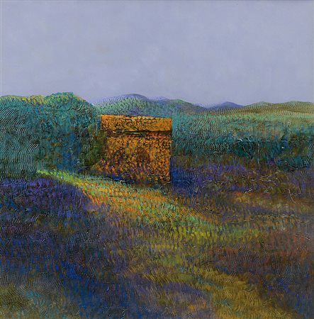 PICKING JOHN Lancashire (Inghilterra) 1939Fiel and stones, 1996olio su tela...