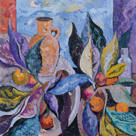 TERRUSO SAVERIO Monreale (Pa) 11/01/1939 - Milano 03/03/2003Composizioneolio...