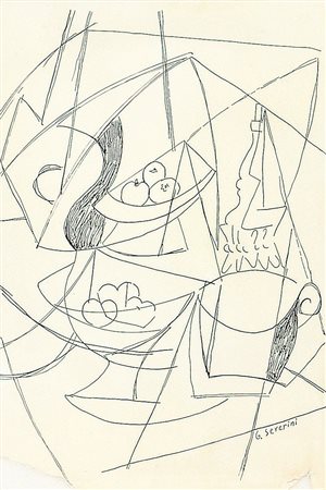 SEVERINI GINO Cortona (Ar) 07/04/1883 - Parigi (Francia) 26/02/1966Natura...