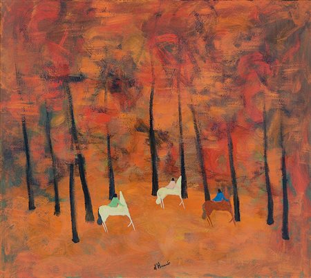 D'ACCARDI GIANRODOLFO Palermo 1906 - Milano 01/09/1993Cavallini in...