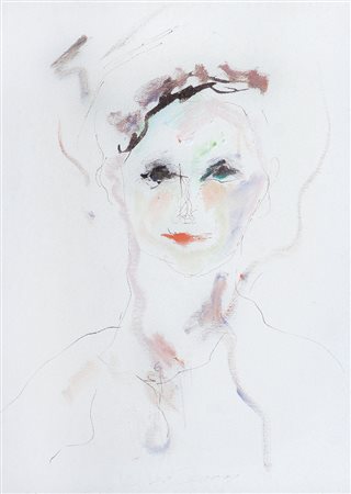 TRECCANI ERNESTO Milano 26/08/1920 - Milano 27/11/2009Figura, 1974olio su...