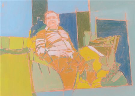 VAGLIERI TINO Trieste 08/09/1929 - Milano 09/03/2000Interno, 1974acrilici su...