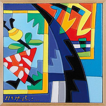 NESPOLO UGO Mosso Santa Maria (Bi) 29/08/1941My summeracrilici su legno...