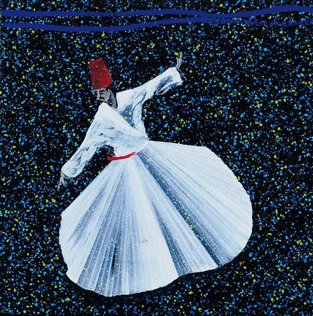 MONDINO ALDO Torino 04/10/1938 - 10/03/2005Turcata olio su linoleum cm....