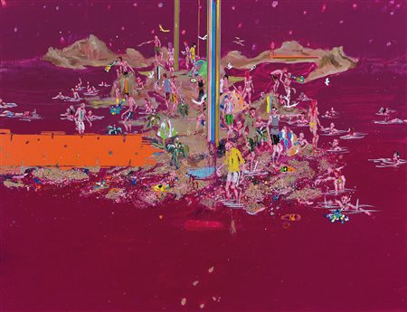 ZANGHI WILLIAM MARC Wichita (Kansas) 1972Siberia, 2009vernice su tela cm....