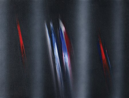 FINZI ENNIO Venezia 1931Il verso del colore in nero, 1999olio su tela cm....