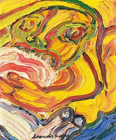 LINDSTROM BENGT Stoccolma 1925 - Njurunda 30/01/2008Personage, 1976 circaolio...