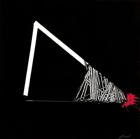 SCANAVINO EMILIO Genova 28/02/1922 - Milano 29/11/1986Acrilico 26,...