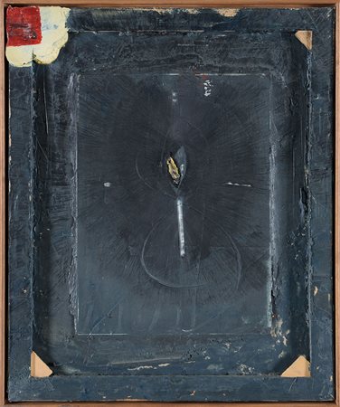 DESSI` GIANNI Roma 19/01/1955Del dire del fare, 1999encausto, olio su tela e...