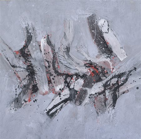 SCIALOJA TOTI Roma 16/12/1914 - Roma 01/03/1998Mercadante, 1993vinilico su...