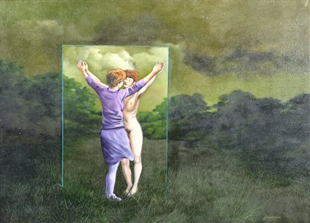 HEREDIA RAUL Cordoba (Argentina) 1944Imagen desnuda, 1983olio su tela cm....