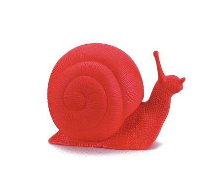 CRACKING ART Chiocciolamultiplo in plastica rossa cm. 55x30x40, esemplare...