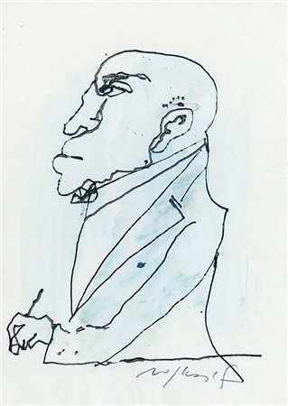 ROGNONI FRANCO Milano 20/09/1913 - Milano 11/03/1999Figuratecnica mista su...