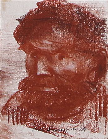 ANNIGONI PIETRO Milano 07/06/1910 - Firenze 28/10/1988Voltosanguigna su carta...