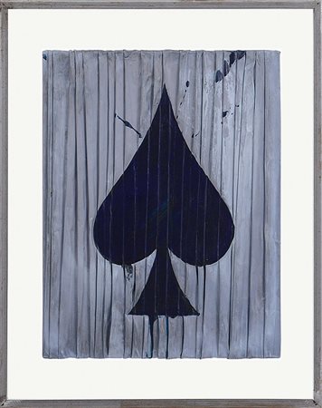 MARIANI UMBERTO Milano 16/11/1936Senza titolo, picche, 1999smalti su lamina...