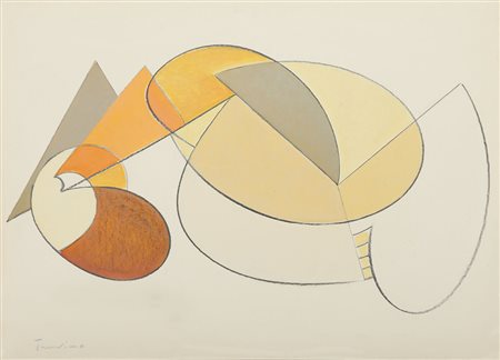 PROVINO SALVATORE Bagheria (Pa) 04/06/1943Senza titolo, 1976tecnica mista su...