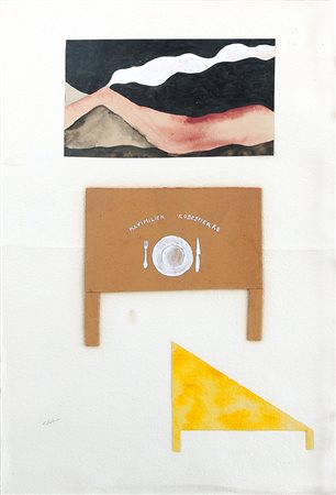 TATAFIORE ERNESTO Marigliano 1943Maximilien Robespierretecnica mista e...