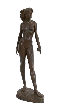 ZAPPINO MICHELE 1949Eva, 2005scultura in bronzo a patina marrone altezza cm....