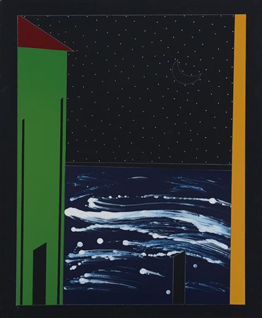 ANGELI FRANCO Roma 14/05/1935 - Roma 12/11/1988Reminiscenza, 1987smalto su...