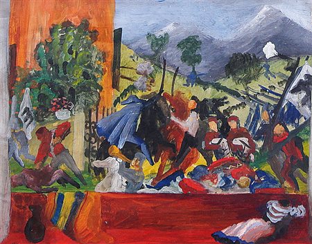 CAGLI CORRADO Ancona 23/02/1910 - Roma 28/03/1976Battaglia di San...