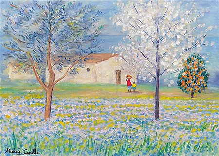 CASCELLA MICHELE Ortona (Ch) 07/09/1892 - Milano 27/08/1989Paesaggio con...