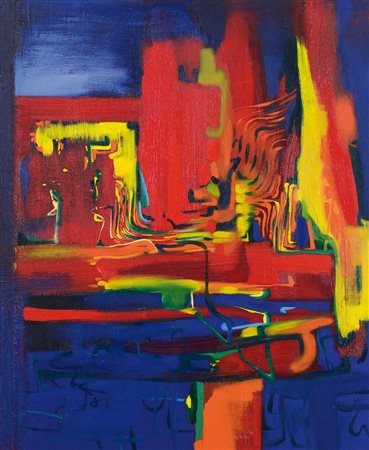 CINGOLANI MARCO Como 21/02/1961Pompei, 2001olio su tela cm. 110x90x4, firma,...